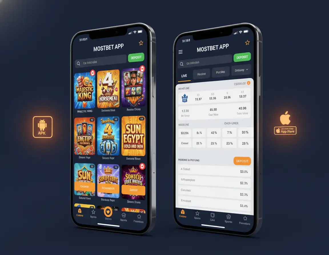 Mostbet App - Mobile application for Android and iOS devices in Canada